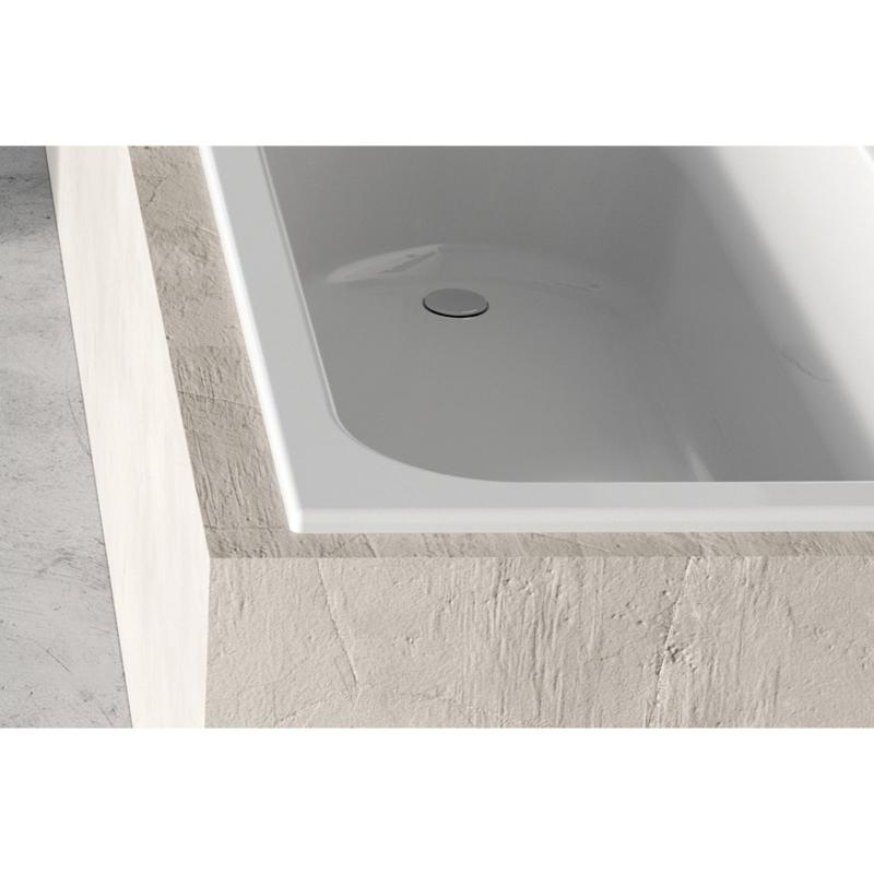 Cadă pentru înzidire Ravak Chrome Slim, acril, 160 x 70 cm, alb