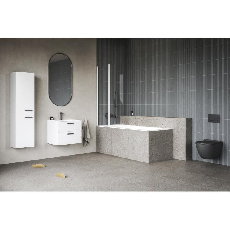 Cadă pentru înzidire Ravak Chrome Slim, acril, 160 x 70 cm, alb