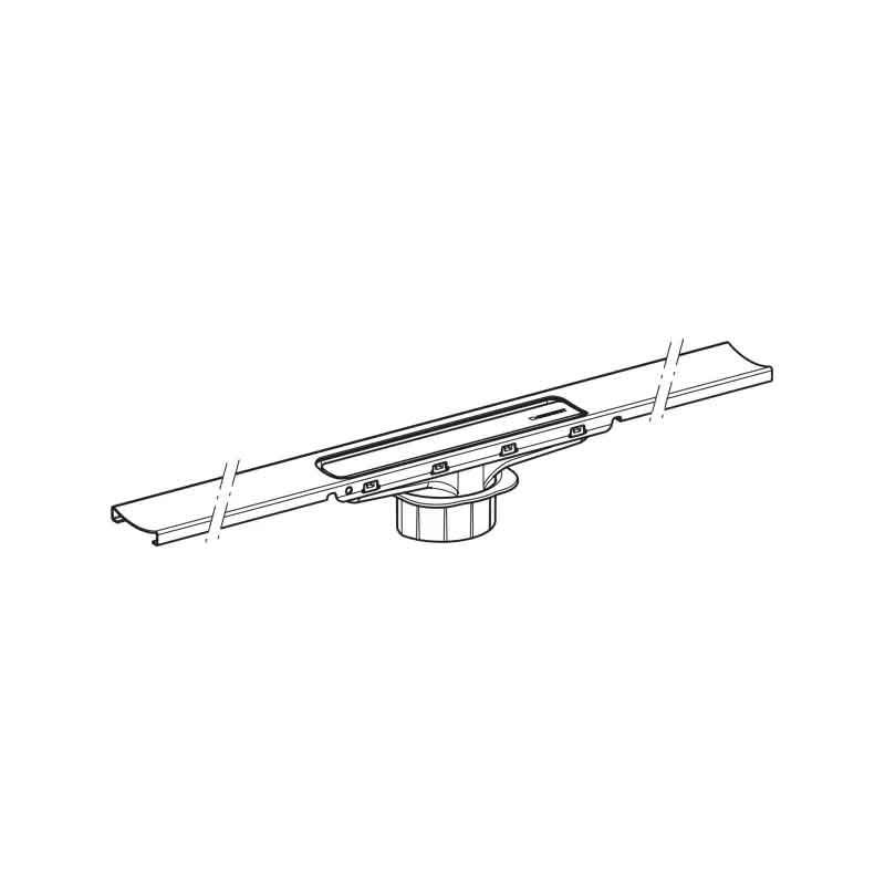 Rigolă de duș Geberit CleanLine30, 30–130 cm, oțel inoxidabil lustruit