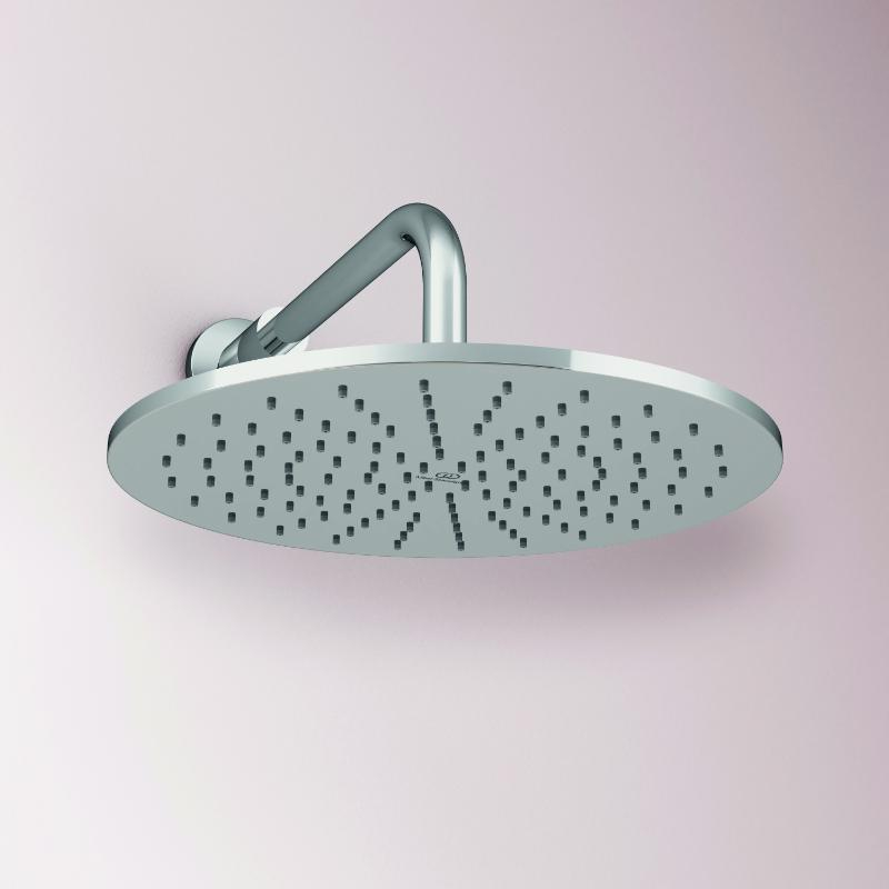 Pălărie de duș Ideal Standard Idealrain, pătrată, 260 x 260 mm, crom