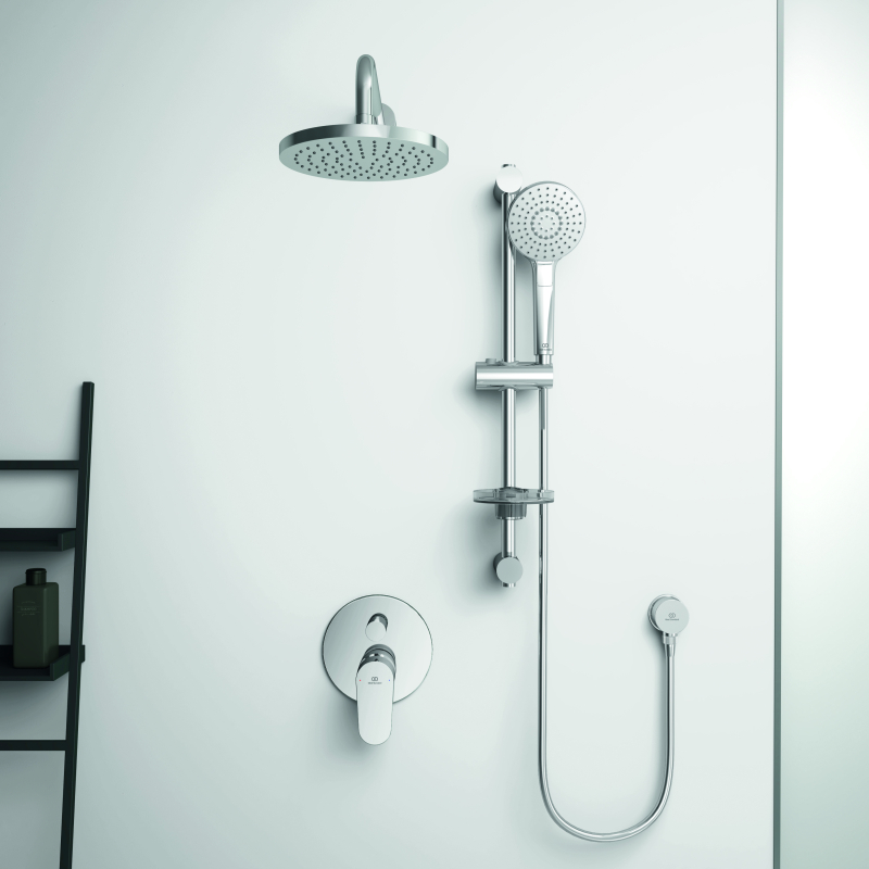 Baterie cadă-duș încastrată Ideal Standard Cerafine O, crom