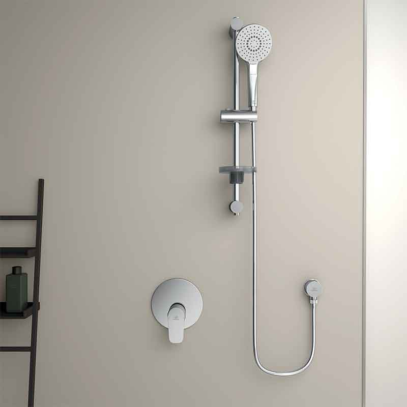 Cot de perete pentru duș Ideal Standard Idealrain, crom