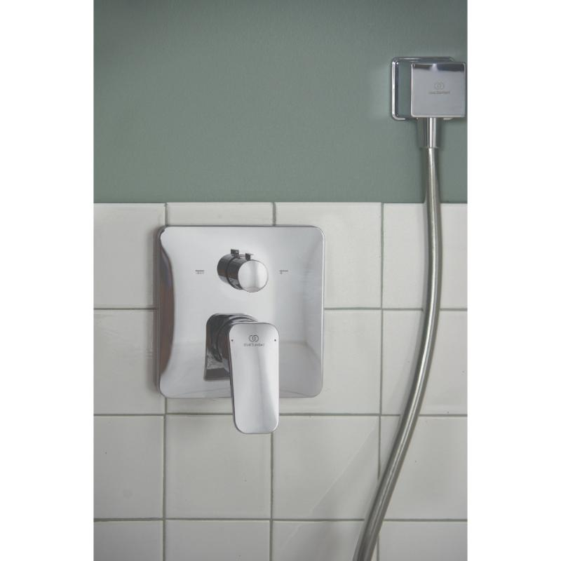 Cot de perete pentru duș Ideal Standard Idealrain , pătrat, crom