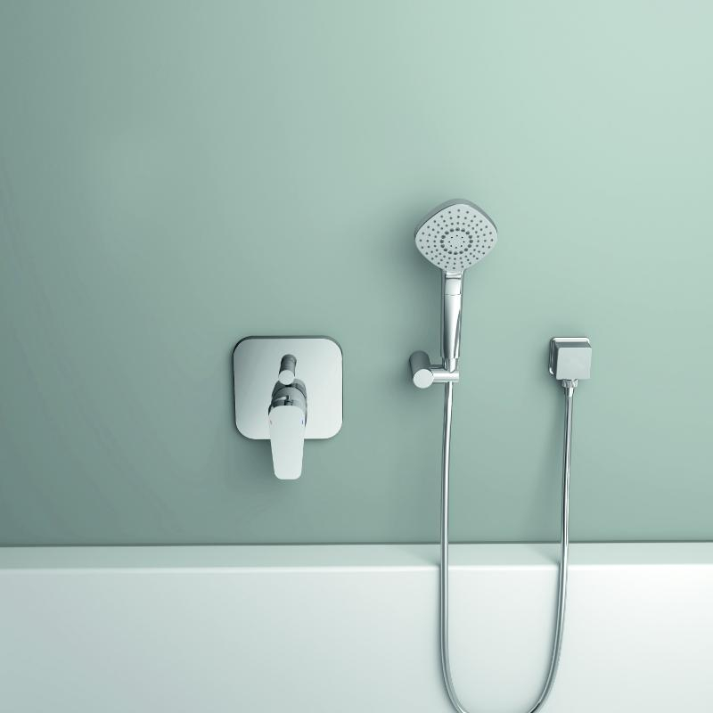 Cot de perete pentru duș Ideal Standard Idealrain , pătrat, crom