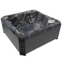 Set minipiscina Wellis, Palermo Citylife Premium, cu capac, pentru 5 persoane
