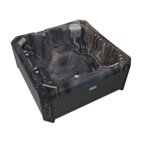 Set minipiscina Wellis, Malaga CityLife Deluxe, cu capac, pentru 6 persoane