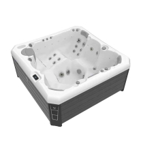 Set minipiscina Wellis, Malaga Citylife Premium, cu capac, pentru 6 persoane