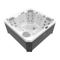 Set minipiscina Wellis, Budapesta Life Premium, cu capac, pentru 5 persoane