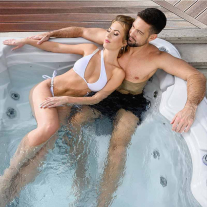 Set minipiscina Wellis, Budapesta Life Premium, cu capac, pentru 5 persoane