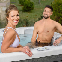 Set minipiscina Wellis, Budapesta Life Premium, cu capac, pentru 5 persoane