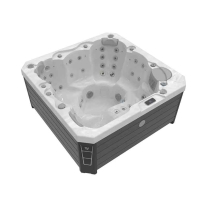 Set minipiscina Wellis, Prague CityLife Deluxe, cu capac, pentru 6 persoane