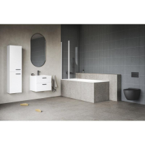 Cadă pentru înzidire Ravak Chrome Slim, acril, 180 x 80 cm, alb