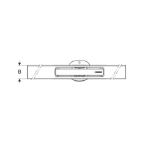 Rigolă de duș Geberit CleanLine30, 30–130 cm, oțel inoxidabil lustruit