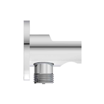 Cot racord de perete cu suport pentru duș Ideal Standard Idealrain, crom
