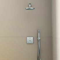 Cot racord de perete cu suport pentru duș Ideal Standard Idealrain, crom