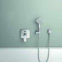 Cot de perete pentru duș Ideal Standard Idealrain , pătrat, crom