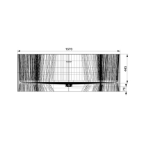 Cadă de baie TEKO Zanzibar din compozit mineral, 157 x 63,5 cm, alb mat