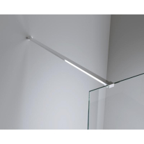 Paravan de duș Walk-In Mediterraneo Trixie 80 cm, sticlă securizată 8 mm, profil crom