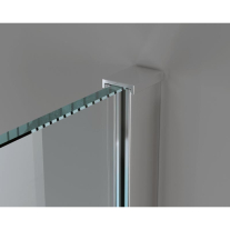 Paravan de duș Walk-In Mediterraneo Trixie 80 cm, sticlă securizată 8 mm, profil crom