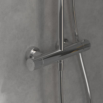  Coloană de duș cu termostat Villeroy & Boch Verve Showers, 3 funcții, crom