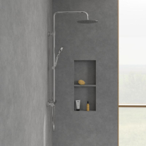  Coloană de duș cu termostat Villeroy & Boch Verve Showers, 3 funcții, crom