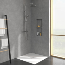  Coloană de duș cu termostat Villeroy & Boch Verve Showers, 3 funcții, crom
