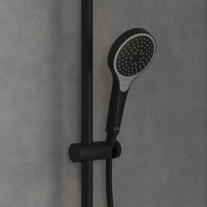 Coloană de duș cu termostat Villeroy & Boch Verve Showers, negru mat