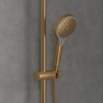 Coloană de duș cu termostat Villeroy & Boch Verve Showers, auriu periat