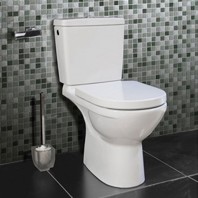 Vas WC monobloc stativ Villeroy & Boch, O.Novo, rotund, direct flush, alb alpin