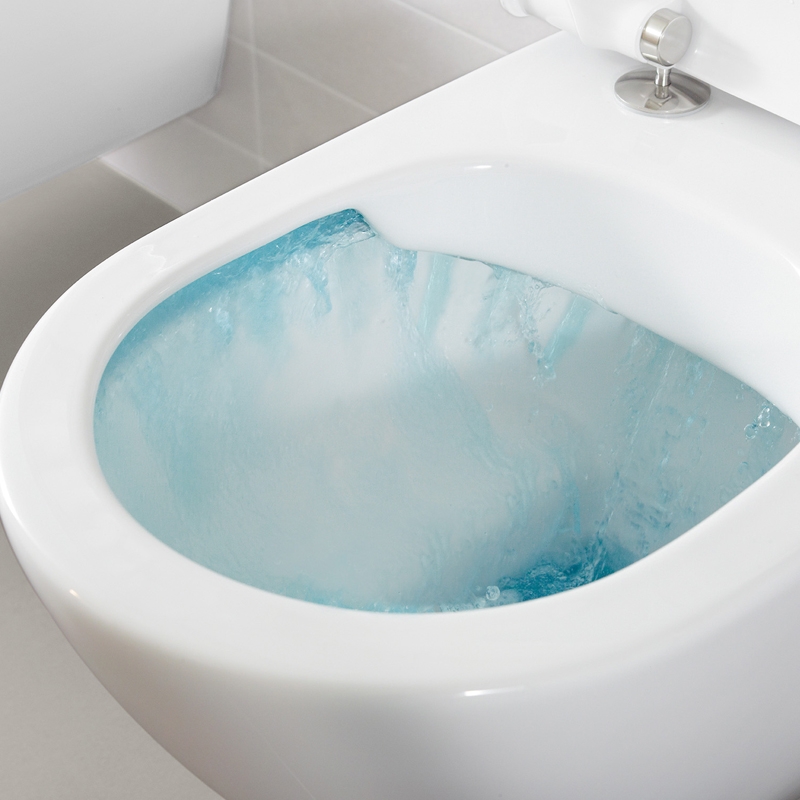 Set vas WC suspendat Villeroy & Boch, Architectura, COMPACT, Direct Flush, cu capac Soft Close, Quick release, alb