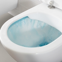 Set vas WC suspendat Villeroy & Boch, Architectura, COMPACT, Direct Flush, cu capac Soft Close, Quick release, alb