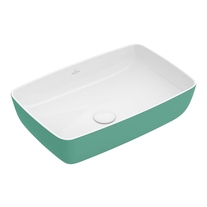 Lavoar pe blat Villeroy & Boch, Artis, dreptunghiular, 58cm, culoare sencha, Titanceram