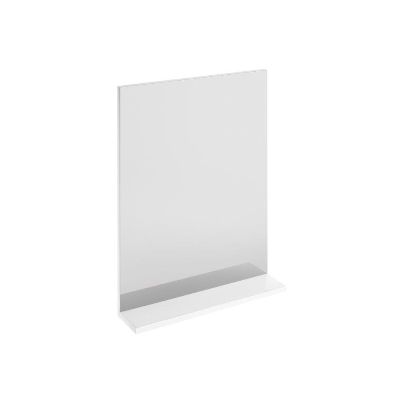 Oglinda cu raft, 50 x 65 cm, alb, Melar