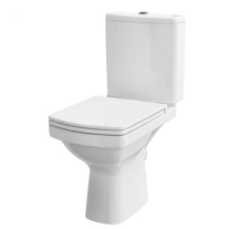 Set vas wc Cersanit, Easy New, stativ, rimless cu rezervor si capac soft-close si easy off inclus