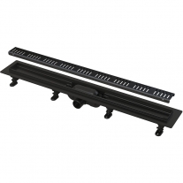 Rigola pentru dus neagra Alca, Simple, 550mm