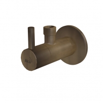 Robinet coltar, Alca, cu filtru 1/2, bronz antic