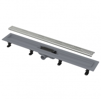 Set rigola de dus, Alca, Simple, cu capac, 85 cm