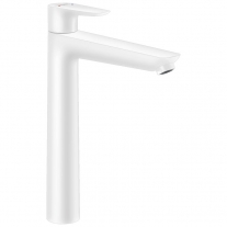 Baterie lavoar cu ventil, Hansgrohe, Talis E 240, alb mat