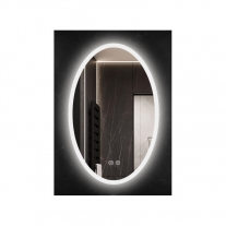 Oglinda Fluminia, Picasso-EX-60, ovala, cu iluminare LED