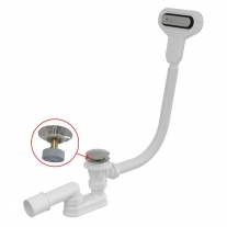 VENTIL CADA CLICK/CLACK CU SIFON SI PREAPLIN PLAT, CROMAT, A516CKM