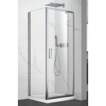 Perete lateral, Fluminia, Anda, 80 x 200h cm, crom