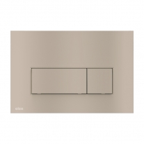 Clapeta de actionare, Alcadrain, Thin, cu doua volume, nickel mat