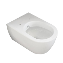 Vas WC suspendat, Hatria, Fusion, cu functie de bideu, 35,5 x 54 cm, alb