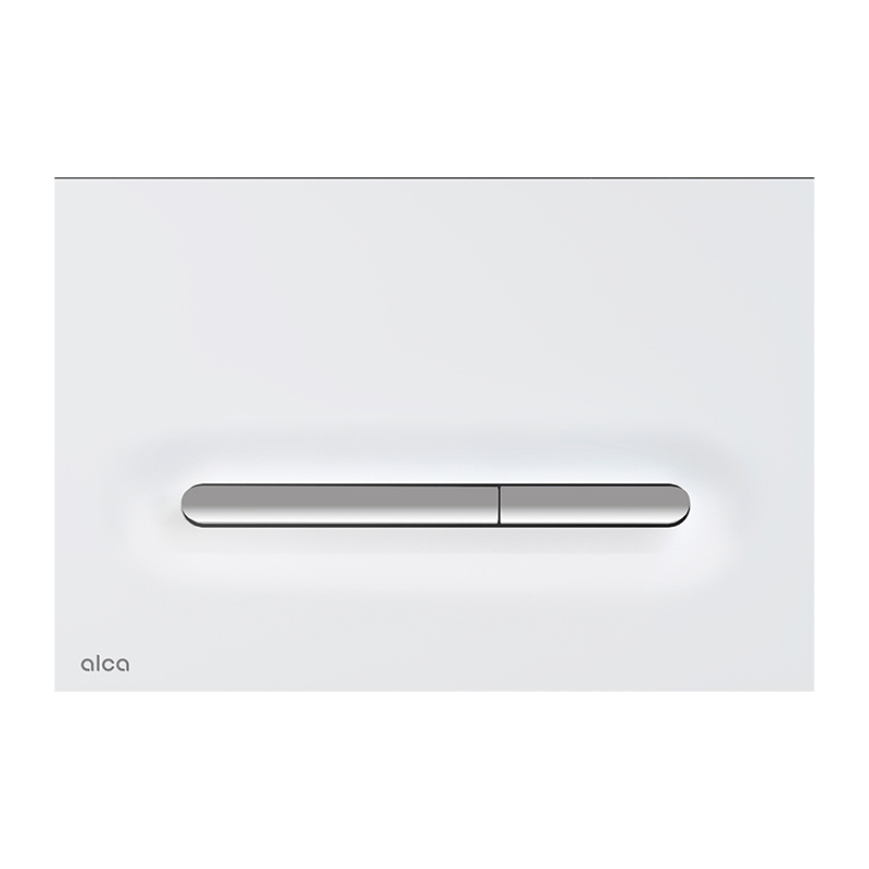 THIN, CLAPETA DE ACTIONARE PENTRU REZERVOR INCASTRAT, ALB-MAT/CROM MAT , M1876-1