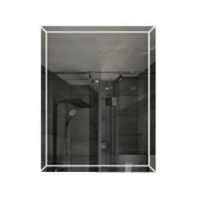 Oglindă Fluminia, Palladio 60, dreptunghiulară 60 x 80 cm, cu LED Ambiental Light, 3 culori, dezaburire