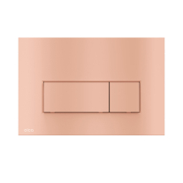 Clapetă de acționare Alcadrain, Thin, dublă comandă, red gold mat