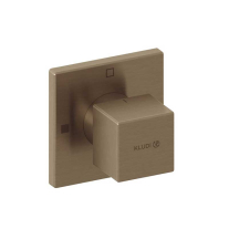 Comutator Kludi, Decus, pentru doi consumatori, brushed bronze