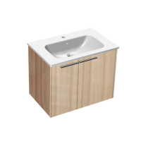 Set mobilier suspendat cu lavoar Kolpasan, Bella 70, 2 uși, coimbra