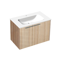 Set mobilier suspendat cu lavoar Kolpasan, Bella 80, 2 uși, coimbra