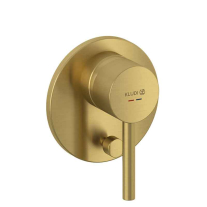 Baterie cadă duș Kludi, Bozz, încastrată, parte vizibilă, auriu periat